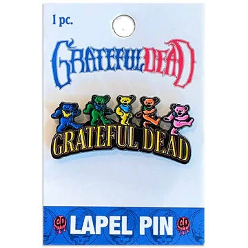 Dancing Bear Logo Pewter Pin Badge(Grateful Dead Dancing Bear Logo Pewter Pin Badge 433317) 3 Dancing Bear Logo Pewter Pin Badge(Grateful Dead Dancing Bear Logo Pewter Pin Badge 433317)