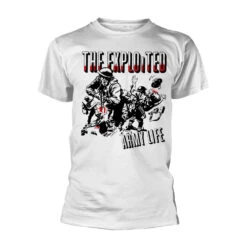Army Life (white) T-shirt(Exploited Army Life White T Shirt 433840)