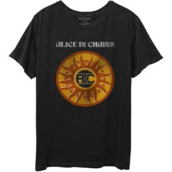 Circle Sun Vintage T-shirt(Alice In Chains Circle Sun Vintage T Shirt 434494)
