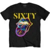 Sixty Cyberdelic Tongue T-shirt(Rolling Stones Sixty Cyberdelic Tongue T Shirt 435688) -ROCABILIA CLOTHING SALE 435688F