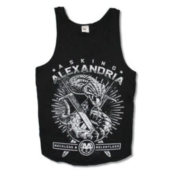 Snake Tank Top Mens Tank(Asking Alexandria Snake Tank Top Mens Tank 436466)