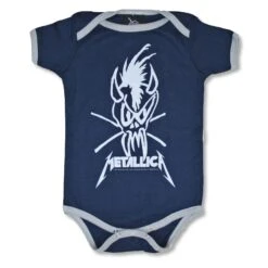 Scary Guy Blue Grey Baby Jumper Bodysuit(Metallica Scary Guy Blue Grey Baby Jumper Bodysuit 437367)