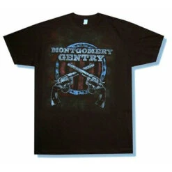 Crossed Guns Tour CA-NV T-shirt(Montgomery Gentry Crossed Guns Tour Ca Nv T Shirt 437528)