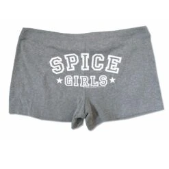 Star Sports Logo Grey Booty Shorts Booty Shorts(Spice Girls Star Sports Logo Grey Booty Shorts Booty Shorts 437625)
