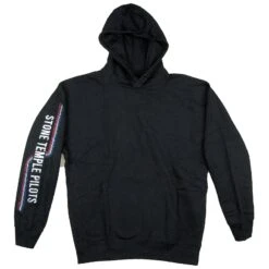 Stripes Pullover Hoodie Hooded Sweatshirt(Stone Temple Pilots Stripes Pullover Hoodie Hooded Sweatshirt 437713)