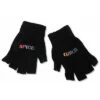 Embroidered Black Knit Fingerless Gloves Knit Gloves(Spice Girls Embroidered Black Knit Fingerless Gloves Knit Gloves 437859) -ROCABILIA CLOTHING SALE 437859F