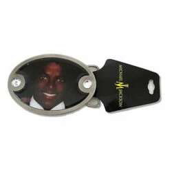 The Wall Photo Oval Metal Belt Buckle Belt Buckle(Michael Jackson The Wall Photo Oval Metal Belt Buckle Belt Buckle 438100)