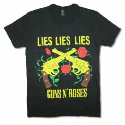 Lies Lies Lies T-shirt(Guns N Roses Lies Lies Lies T Shirt 438231)