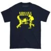 Stage Slim Fit T-shirt(Nirvana Stage Slim Fit T Shirt 438636) -ROCABILIA CLOTHING SALE 438636F