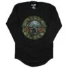 Distressed Logo Ultra Thick Long Sleeve Tee Long Sleeve(Guns N Roses Distressed Logo Ultra Thick Long Sleeve Tee Long Sleeve 439160) -ROCABILIA CLOTHING SALE 439160F