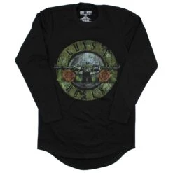 Distressed Logo Ultra Thick Long Sleeve Tee Long Sleeve(Guns N Roses Distressed Logo Ultra Thick Long Sleeve Tee Long Sleeve 439160)