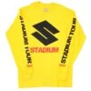 Stadium 2017 World Tour Long Sleeve Tee (Yellow) Long Sleeve(Justin Bieber Stadium 2017 World Tour Long Sleeve Tee Yellow Long Sleeve 439192) -ROCABILIA CLOTHING SALE 439192F