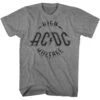 AC/DC Hivolt One Color T-shirt(Ac Dc Ac Dc Hivolt One Color T Shirt 439264) -ROCABILIA CLOTHING SALE 439264F
