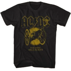 AC/DC Monochrome Ftatr T-shirt(Ac Dc Ac Dc Monochrome Ftatr T Shirt 439276)