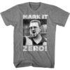 Mark It Zero T-shirt(Big Lebowski Mark It Zero T Shirt 439415) -ROCABILIA CLOTHING SALE 439415F