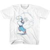 Popeye Vintage Youth T-shirt(Popeye Popeye Vintage Youth T Shirt 440181) -ROCABILIA CLOTHING SALE 440181F