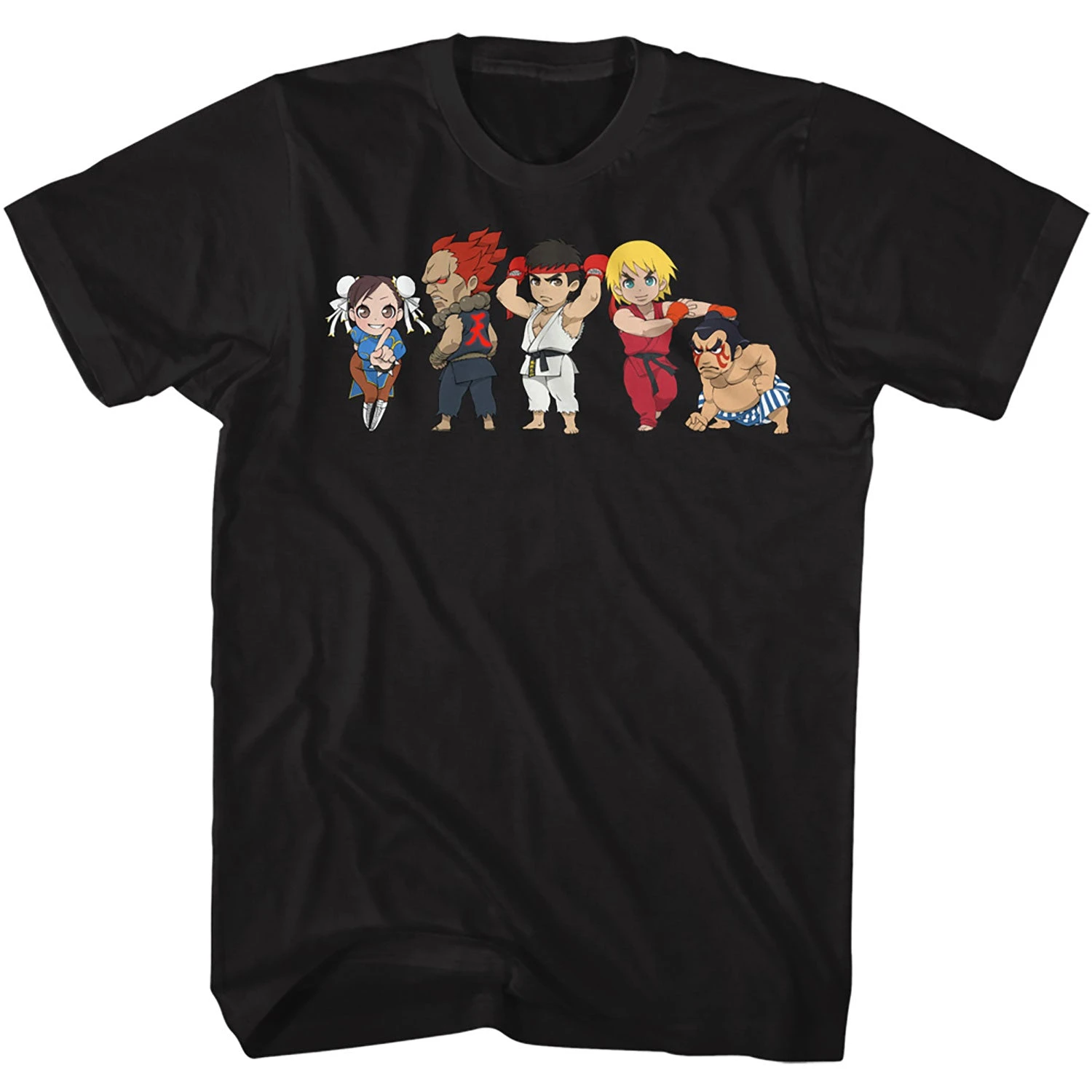 Street Fighter 5 Chibis T-shirt(Street Fighter Street Fighter 5 Chibis T Shirt 440367) 3 Street Fighter 5 Chibis T-shirt(Street Fighter Street Fighter 5 Chibis T Shirt 440367)