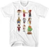 Street Fighter Chibi Characters Stacked T-shirt(Street Fighter Street Fighter Chibi Characters Stacked T Shirt 440380) -ROCABILIA CLOTHING SALE 440380F