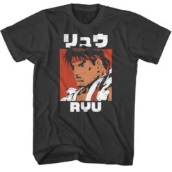 Street Fighter Ryu Kanji T-shirt(Street Fighter Street Fighter Ryu Kanji T Shirt 440381)