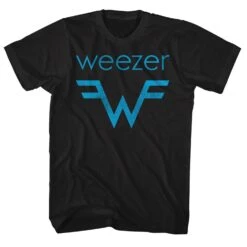 Blu Logo And Lyrics T-shirt(Weezer Blu Logo And Lyrics T Shirt 440472)