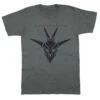 Black On Grey The Devil Put Dinosaurs Here T-shirt(Alice In Chains Black On Grey The Devil Put Dinosaurs Here T Shirt 440863) -ROCABILIA CLOTHING SALE 440863F