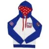 Pocket Patch Zip Up Hooded Fleece Zippered Hooded Sweatshirt(Grateful Dead Pocket Patch Zip Up Hooded Fleece Zippered Hooded Sweatshirt 440865) -ROCABILIA CLOTHING SALE 440865F