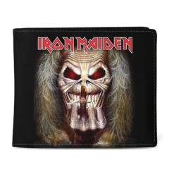 Middle Finger Premium Wallet Bi-Fold Wallet(Iron Maiden Middle Finger Premium Wallet Bi Fold Wallet 441053)