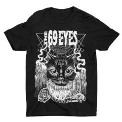 Black Cat Magic T-shirt(69 Eyes Black Cat Magic T Shirt 441158)