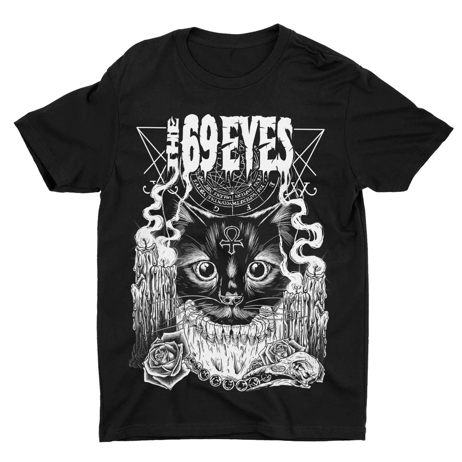 Black Cat Magic T-shirt(69 Eyes Black Cat Magic T Shirt 441158) 3 Black Cat Magic T-shirt(69 Eyes Black Cat Magic T Shirt 441158)