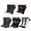 Mixed Logo 5 Pair Ankle Socks Socks(Blackpink Mixed Logo 5 Pair Ankle Socks Socks 441232) -ROCABILIA CLOTHING SALE 441232F