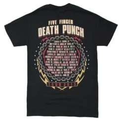 Got Your Six 2015 World Tour Cities T-shirt(Five Finger Death Punch Got Your Six 2015 World Tour Cities T Shirt 441289) -ROCABILIA CLOTHING SALE 441289B