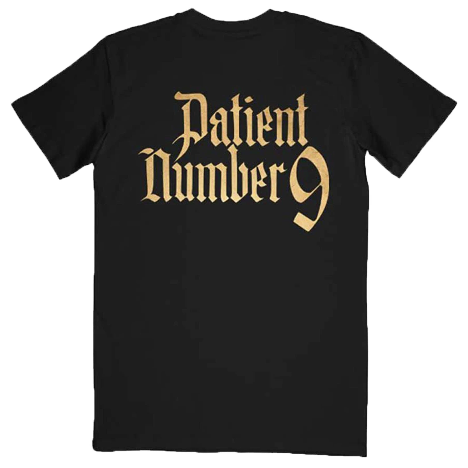 Patient No. 9 Gold Logo T-shirt(Ozzy Osbourne Patient No 9 Gold Logo T Shirt 441730) 4 Patient No. 9 Gold Logo T-shirt(Ozzy Osbourne Patient No 9 Gold Logo T Shirt 441730) - Image 2