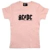 AC/DC Black On Pink Logo Childrens T-shirt(Ac Dc Black On Pink Logo Childrens T Shirt 444762)