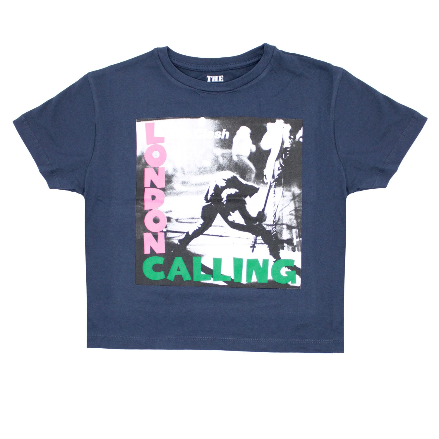 London Calling Ladies Crop Top Junior Top(Clash London Calling Ladies Crop Top Junior Top 444945) 3 London Calling Ladies Crop Top Junior Top(Clash London Calling Ladies Crop Top Junior Top 444945)