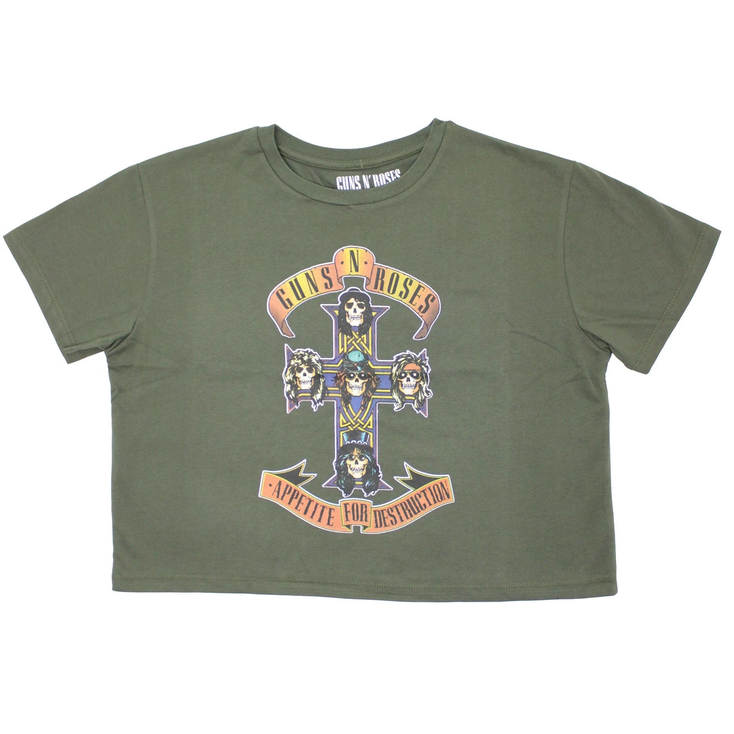 Appetite For Destruction Ladies Crop Top Junior Top(Guns N Roses Appetite For Destruction Ladies Crop Top Junior Top 444949) 3 Appetite For Destruction Ladies Crop Top Junior Top(Guns N Roses Appetite For Destruction Ladies Crop Top Junior Top 444949)