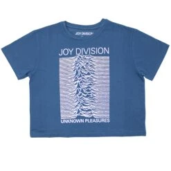 Unknown Pleasures Ladies Crop Top Junior Top(Joy Division Unknown Pleasures Ladies Crop Top Junior Top 444952)