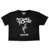 The Black Parade Ladies Crop Top Junior Top(My Chemical Romance The Black Parade Ladies Crop Top Junior Top 444954) -ROCABILIA CLOTHING SALE 444954F