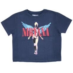 Angelic Ladies Crop Top Junior Top(Nirvana Angelic Ladies Crop Top Junior Top 444956)