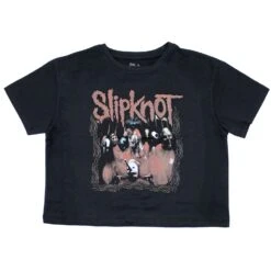 Band Frame Ladies Crop Top Junior Top(Slipknot Band Frame Ladies Crop Top Junior Top 444962)