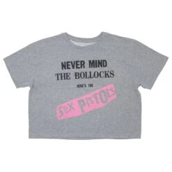 NMTB Original Album Ladies Crop Top Junior Top(Sex Pistols Nmtb Original Album Ladies Crop Top Junior Top 444963)