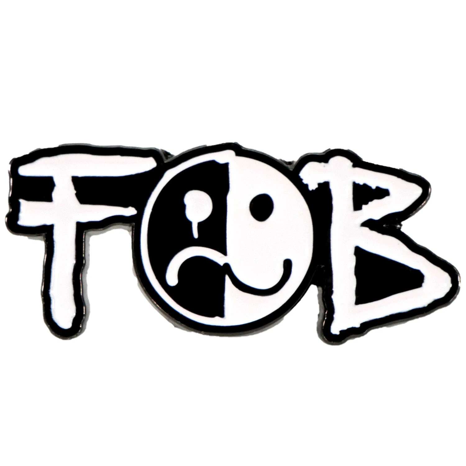 Smiley Logo Pewter Pin Badge(Fall Out Boy Smiley Logo Pewter Pin Badge 445345) 4 Smiley Logo Pewter Pin Badge(Fall Out Boy Smiley Logo Pewter Pin Badge 445345) - Image 2