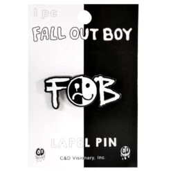 Smiley Logo Pewter Pin Badge(Fall Out Boy Smiley Logo Pewter Pin Badge 445345)