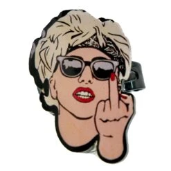 Middle Finger Plastic/Metal Adjustable Ring Ring(Lady Gaga Middle Finger Plastic Metal Adjustable Ring Ring 445886)