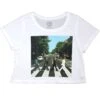 Abbey Road Crop Top Junior Top(Beatles Abbey Road Crop Top Junior Top 445952) -ROCABILIA CLOTHING SALE 445952F