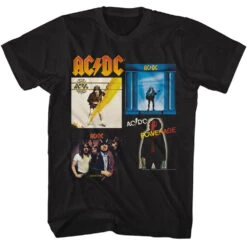 AC/DC Multi Albums T-shirt(Ac Dc Ac Dc Multi Albums T Shirt 445995)