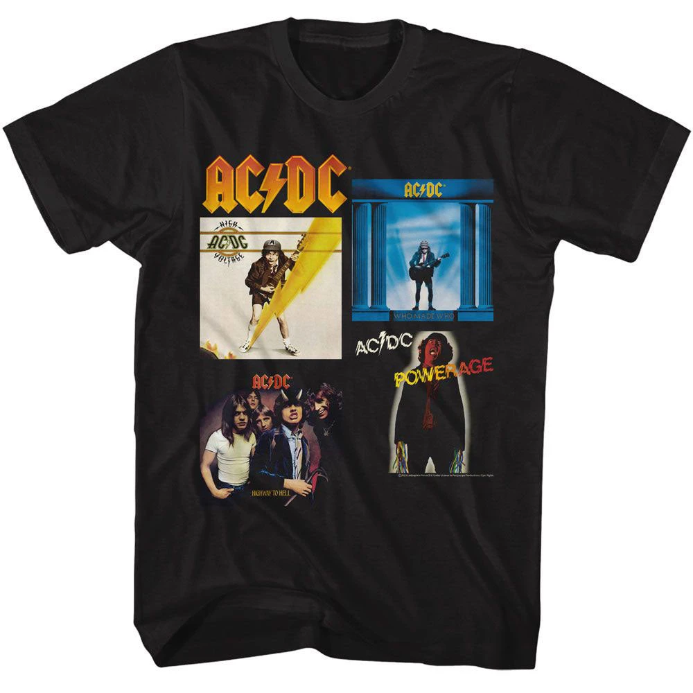 AC/DC Multi Albums T-shirt(Ac Dc Ac Dc Multi Albums T Shirt 445995) 3 AC/DC Multi Albums T-shirt(Ac Dc Ac Dc Multi Albums T Shirt 445995)