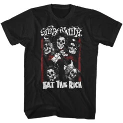 Eat The Rich Skull T-shirt(Aerosmith Eat The Rich Skull T Shirt 446058)