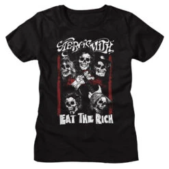 Aerosmith Eat The Rich Skull Junior Top(Aerosmith Aerosmith Eat The Rich Skull Junior Top 446059)