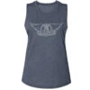 Aerosmith Wings Logo Light Womens Tank(Aerosmith Aerosmith Wings Logo Light Womens Tank 446068) -ROCABILIA CLOTHING SALE 446068F