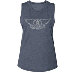 Aerosmith Wings Logo Light Womens Tank(Aerosmith Aerosmith Wings Logo Light Womens Tank 446068)